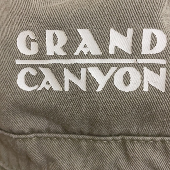 VINTAGE Grand Canyon Canvas Olive Green Bucket Hat - Picture 7 of 8